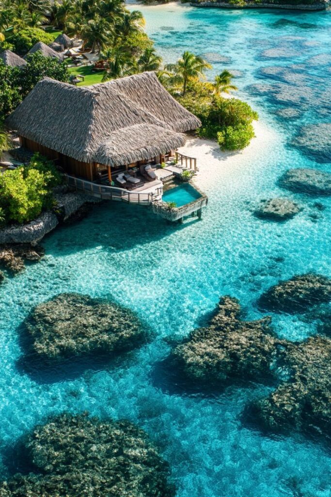 Immerse yourself in the warmth of Fiji - white sandy beaches, vibrant coral reefs, and friendly locals create a true South Pacific paradise!