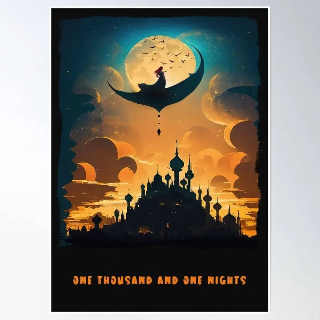 Experience the enchanting tales of Arabian Nights from One Thousand and One Nights, filled with genies, magic carpets, and captivating adventures that have enthralled readers with their magic, mystery, and timeless allure.