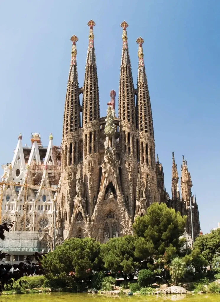 Experience the splendor of Gaudi's Sagrada Familia in Barcelona, a breathtaking architectural masterpiece that embodies creativity, faith, and eternal beauty, adorned with intricate details and colorful stained glass windows.